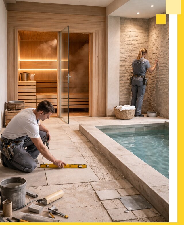 Комплексный дизайн и отделка интерьеров SPA под ключ в Северодвинске